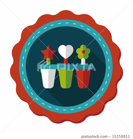 kitchenware ice maker flat icon with long shadow,eps10 kitchenware ice maker flat icon with long shadow,eps10 15258912