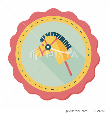toy horse flat icon with long shadow,eps10 toy horse flat icon with long shadow,eps10 15259783