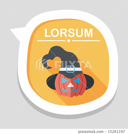 pumpkin flat icon with long shadow,eps10 pumpkin flat icon with long shadow,eps10 15261197