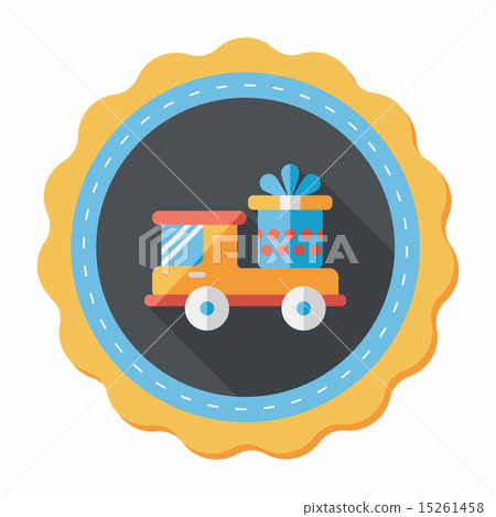 shopping cart flat icon with long shadow shopping cart flat icon with long shadow 15261458