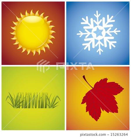 colorful weather stations background four vector illustration 15263264