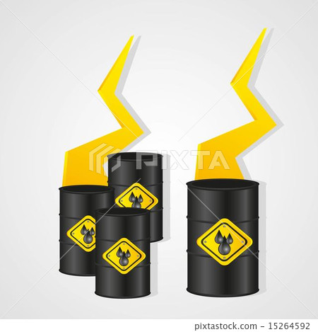 gallons of oil isolated on white background gallons of oil isolated on white background 15264592