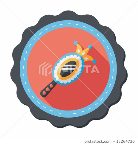 Mirror toy flat icon with long shadow,eps10 Mirror toy flat icon with long shadow,eps10 15264726