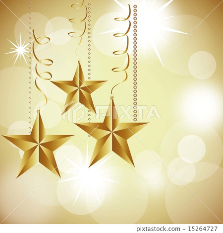 christmas stars on abstract white lights background vector illus christmas stars on abstract white lights background vector illus 15264727