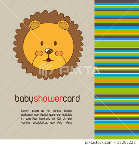 baby shower card 15265228