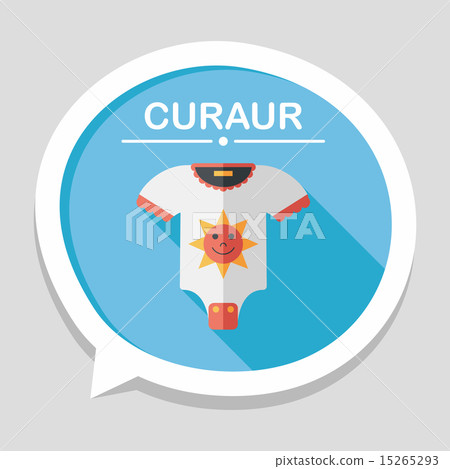 baby onesie flat icon with long shadow,eps10 15265293