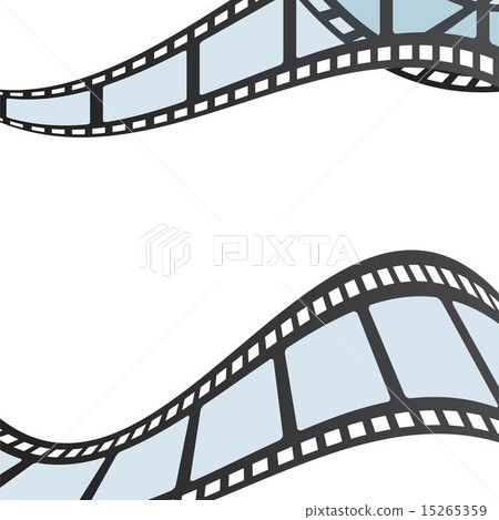 film movie with space for copy over white background vector film movie with space for copy over white background vector 15265359