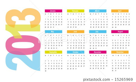 2013 calendar over white background vector illlustration 2013 calendar over white background vector illlustration 15265969