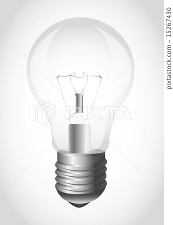 light bulb over gray background vector illustration light bulb over gray background vector illustration 15267430