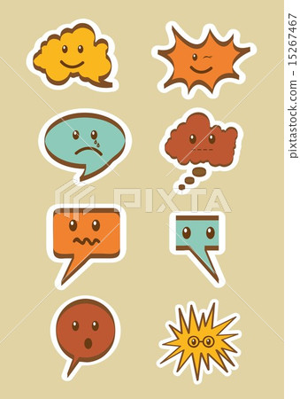 text balloons - Stock Illustration [15267467] - PIXTA