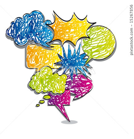 Scrawled text - Stock Illustration [15267856] - PIXTA