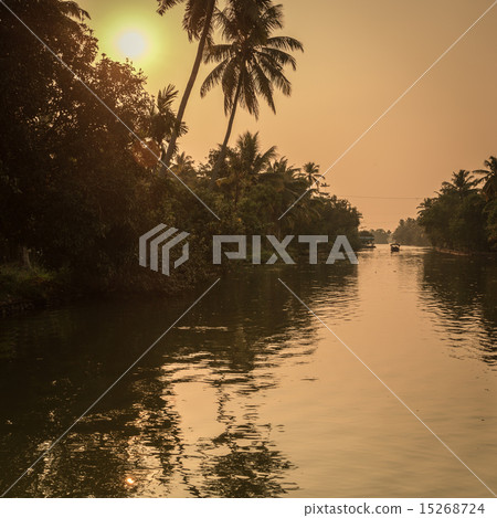 Traditional Indian houseboat 15268724