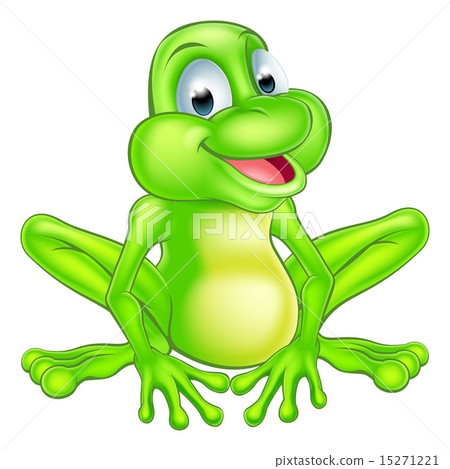 图库插图 cartoon cute frog
