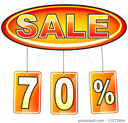 sale icon with percentage 15271664