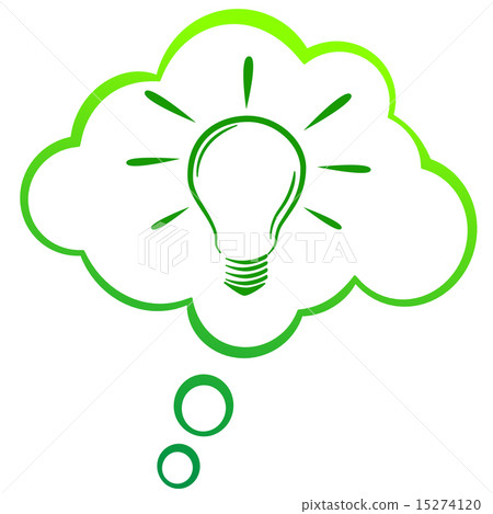 Bulb in a cloud Bulb in a cloud 15274120