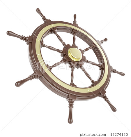 Illustration ship wheel 15274150