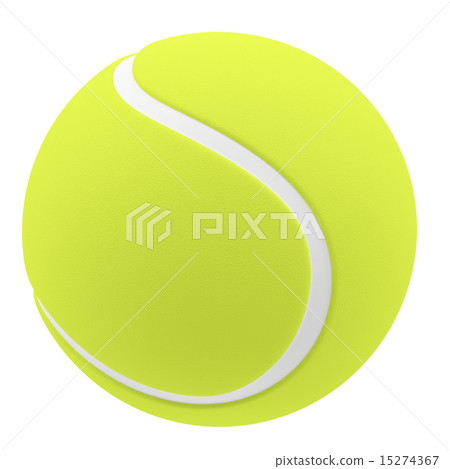 Tennis ball isolated on white background. Tennis ball isolated on white background. 15274367