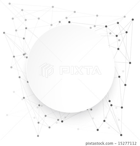 Vector network background abstract polygon triangle.  15277112