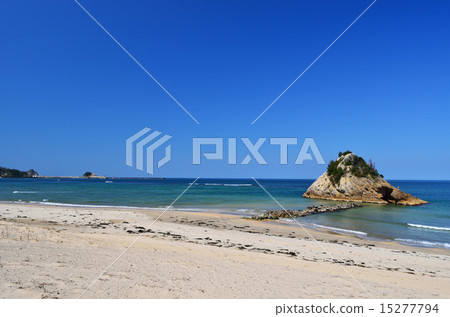 Tottori ken Urakomi coast Makitani Beach 15277794