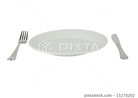 Place setting with high-gloss plate, knife & fork 15278202