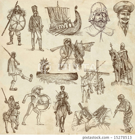 Warriors - Hand drawn pack Warriors - Hand drawn pack 15278513