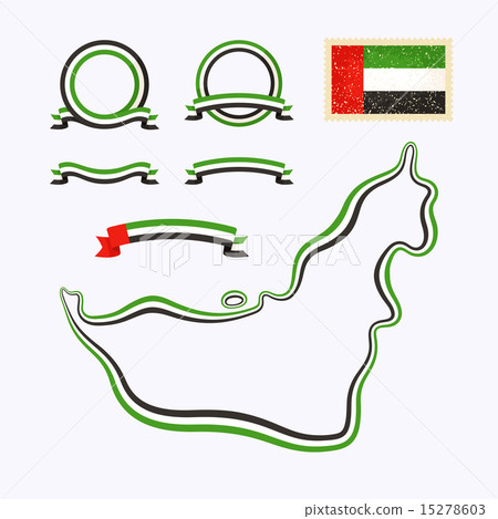Colors of United Arab Emirates Colors of United Arab Emirates 15278603