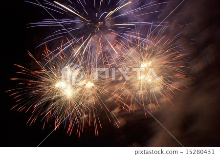 Fireworks, salute. 15280431