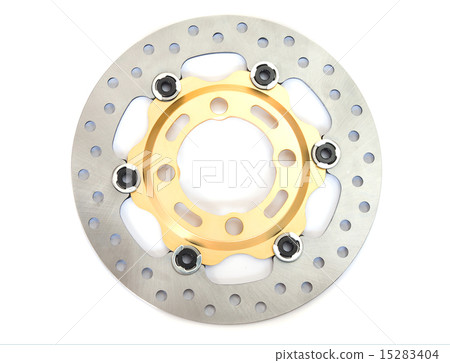 Isolated new disc brake for motorcycle Isolated new disc brake for motorcycle 15283404