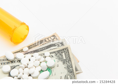 Prescription drugs in the US and dollar banknotes 15284428