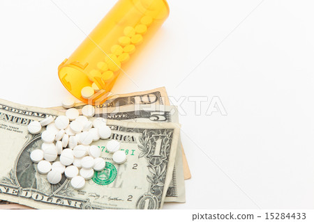 Prescription drugs in the US and dollar banknotes 15284433
