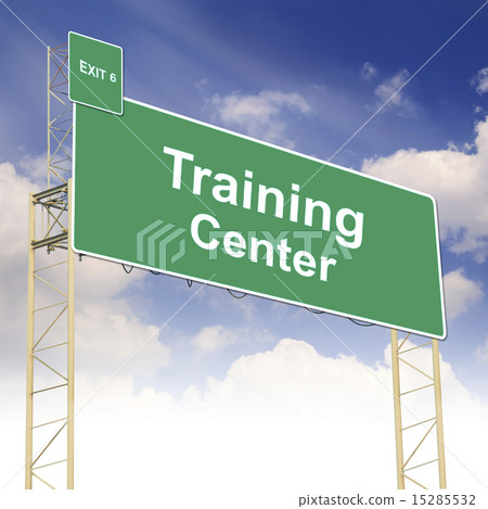 Road sign concept with the text Training 15285532