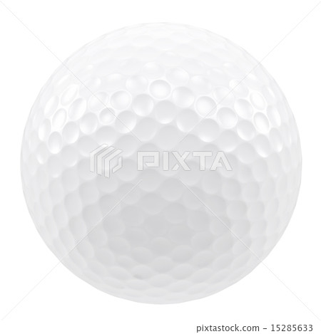 Golf ball isolated on a white background. Golf ball isolated on a white background. 15285633