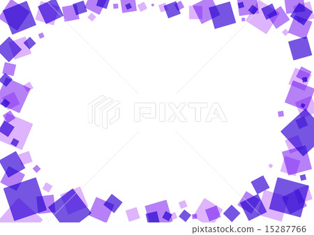 Glitter purple square frame - Stock Illustration [15287766] - PIXTA