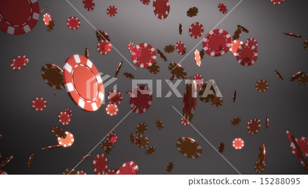 red casino chips grey background red casino chips grey background 15288095