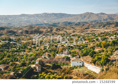 View from the Mijas village to Fuengirola town 15288599