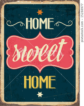 Retro metal sign " Home sweet home" Retro metal sign " Home sweet home" 15288977