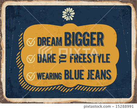 Retro metal sign 15288991