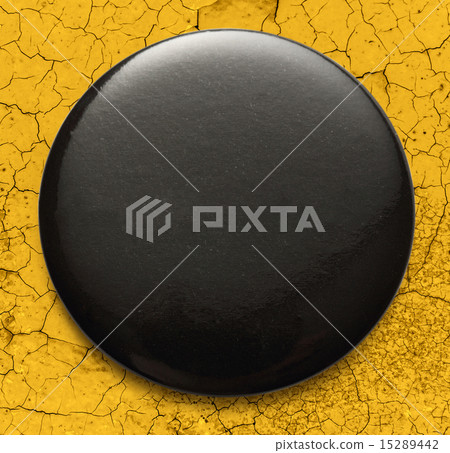 Blank black round badge Blank black round badge 15289442