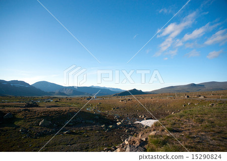 Mountain plateau Valdresflye, Jotunheimen, Norway Mountain plateau Valdresflye, Jotunheimen, Norway 15290824