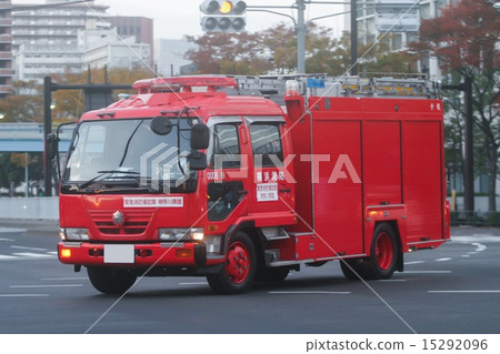 Stock Photo: firetruck, fire engine, fire-engine