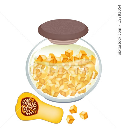 A Jar of Delicious Pikled Butternut Squash 15293054