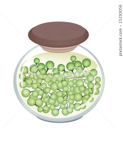 Jar of Pickled Turkey Berries in Malt Vinegar 15293056