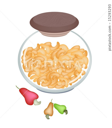 A Jar of Delicious Roasted Cashew Nuts 15293293