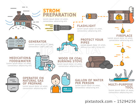 Set of Flat line icon & infographic design concept Set of Flat line icon & infographic design concept 15294256