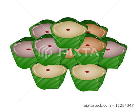 Delicious Chinese Sweetmeat in Counts Banana Leaf 15294347