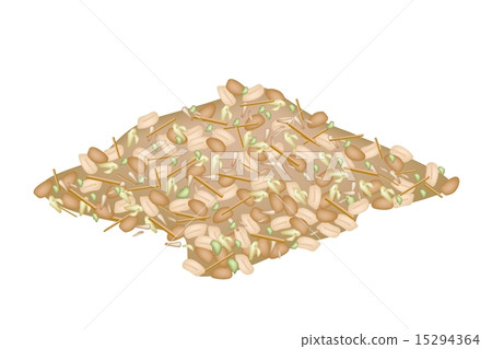 Thai Sweet Dessert with Peanut and Sesame 15294364