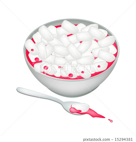 Delicious Nipa Palm Seeds in Red Syrup 15294381
