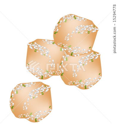 Deep Fried Sweet Potato Balls with Powdered Sugar 15294778