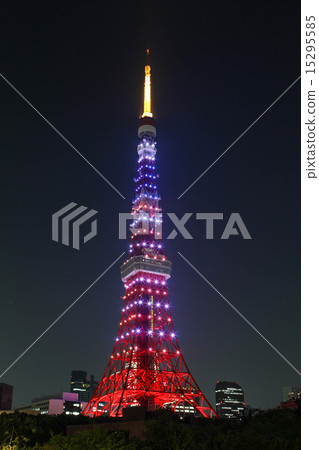 Tokyo Tower President Obama Japan Stars and Stripes Flag diamond veil 15295585