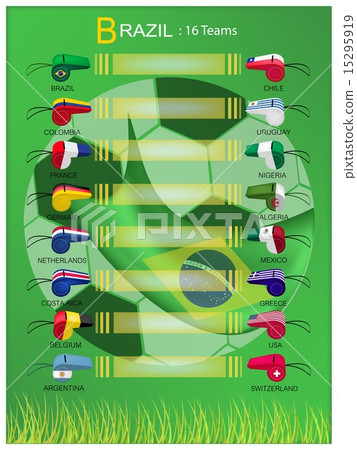 16 Teams of Football Tournament 15295919